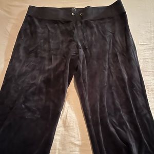 New black velour pants tall
